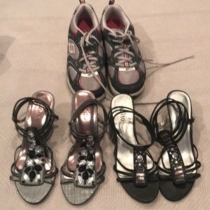 Bundle of 3 pair ladies shoes Size 6.5
